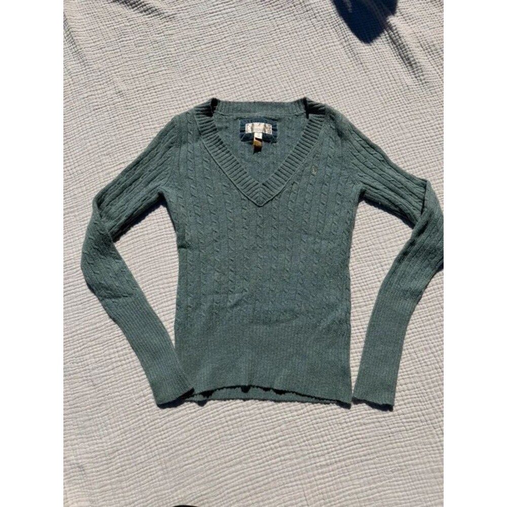 Y2K Vintage American Eagle Cable Knit Sweater Size M